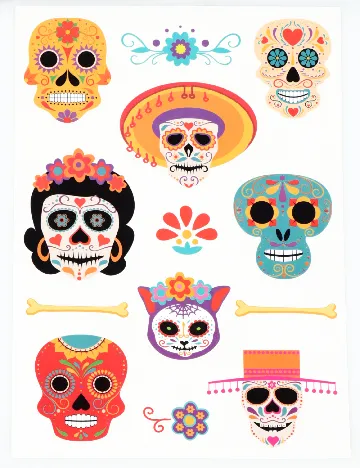 Set stickere autocolante Halloween W&O Products, mix culori Mix culori
