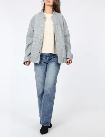 Jacheta Vero Moda, gri Gri
