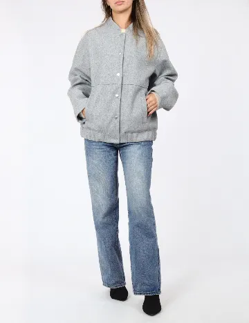 Jacheta Vero Moda, gri Gri