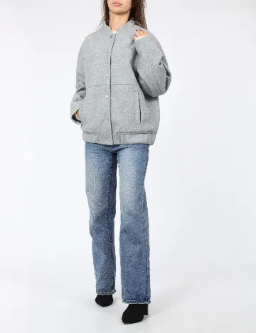 Jacheta Vero Moda, gri Gri