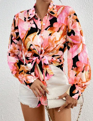 Camasa SHEIN, floral print Floral print