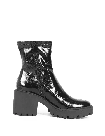 Botine Stradivarius, negru Negru