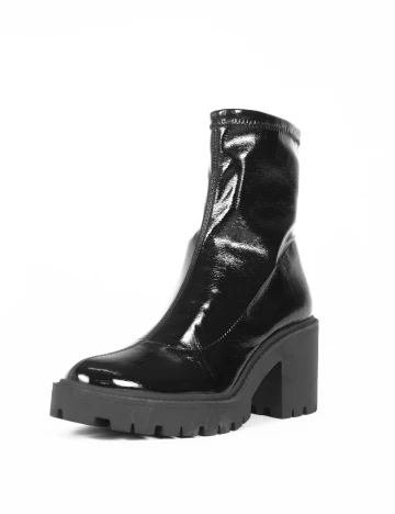 Botine Stradivarius, negru Negru