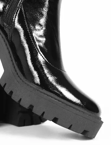 Botine Stradivarius, negru Negru