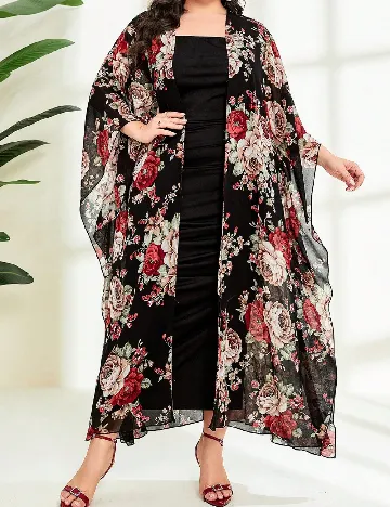 Compleu SHEIN CURVE, negru Negru