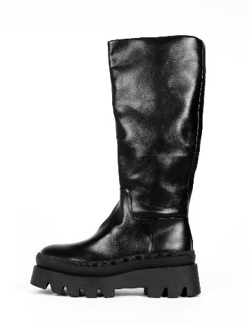 Cizme Stradivarius, negru