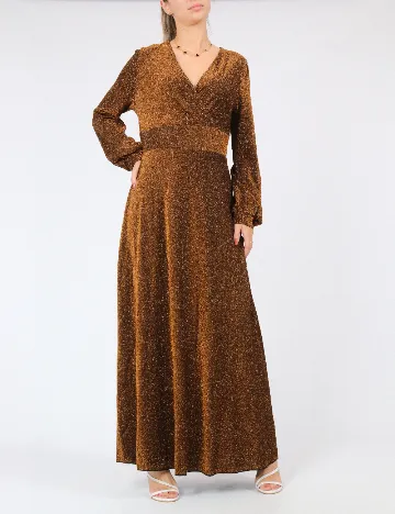 Rochie lunga SHEIN, maro Maro