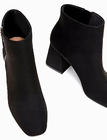 Botine Stradivarius, negru Negru