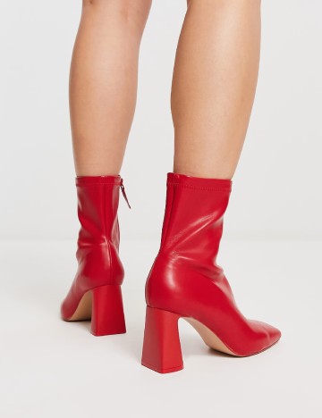 Botine Stradivarius, rosu