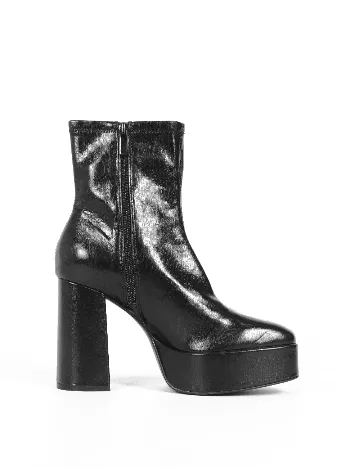 Botine Stradivarius, negru Negru