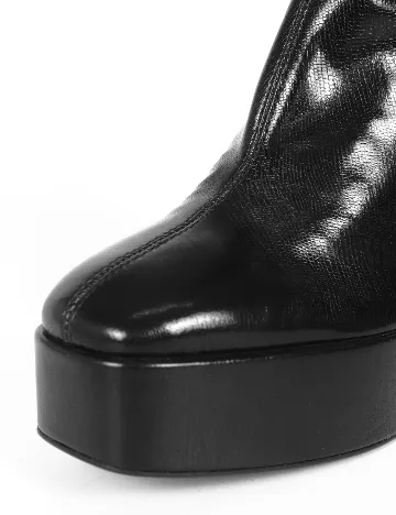 Botine Stradivarius, negru Negru