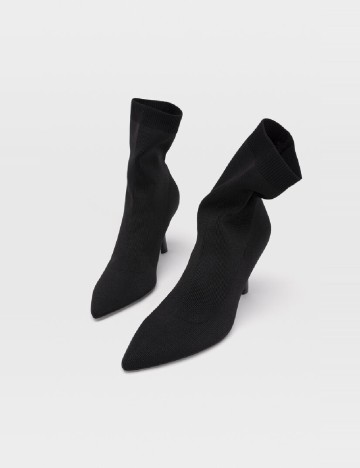 Botine Stradivarius, negru