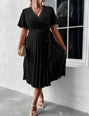 Rochie medie SHEIN CURVE, negru