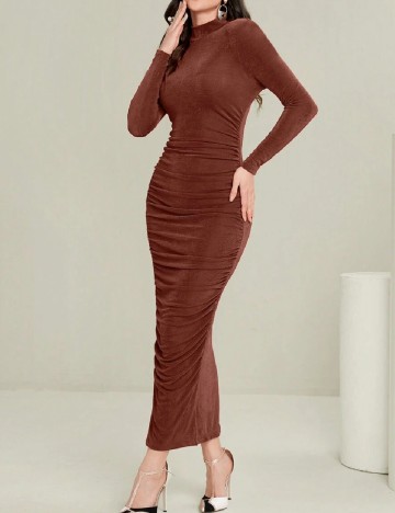 Rochie lunga SHEIN, maro