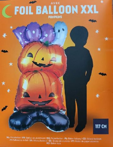 Balon folie XXL Halloween AVEC, mix culori