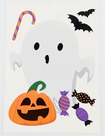 Set stickere autocolante Halloween W&O Products, mix culori Mix culori