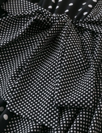 Rochie medie SHEIN CURVE, negru/alb