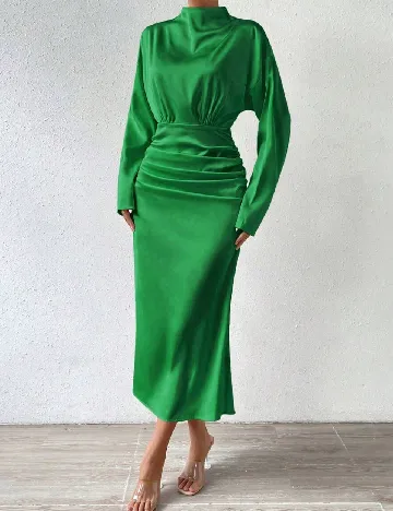 Rochie medie SHEIN, verde Verde