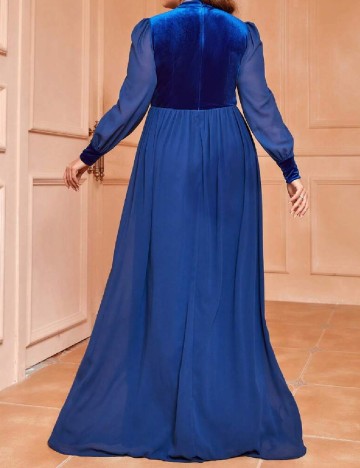 Rochie lunga SHEIN CURVE, albastru