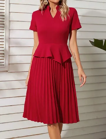 Rochie medie Homeyee, rosu Rosu
