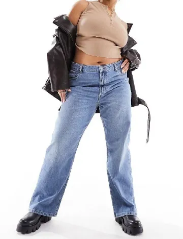 Blugi ASOS Curve, albastru Albastru