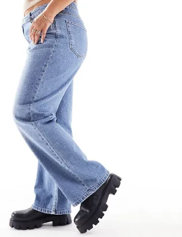 Blugi ASOS Curve, albastru Albastru