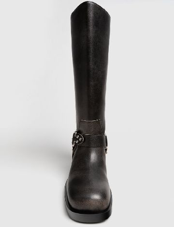 Cizme Stradivarius, negru