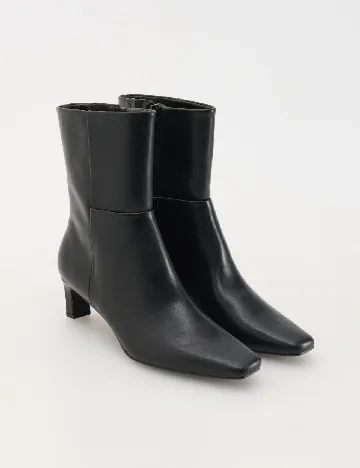 Botine Reserved, negru Negru