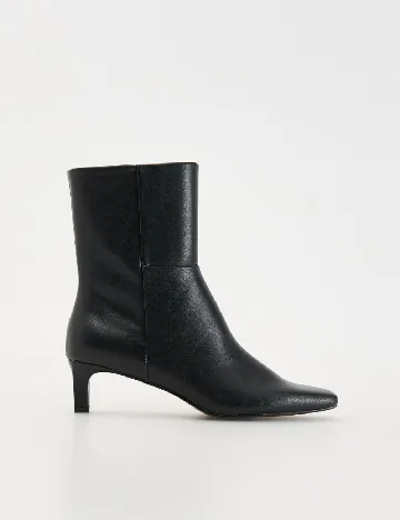 Botine Reserved, negru Negru