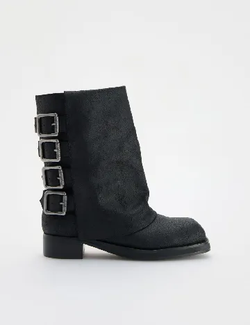 Cizme Reserved, negru Negru