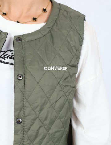 Vesta reversibila Converse All Star, verde/negru
