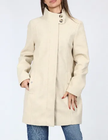 Palton Vero Moda, crem Crem