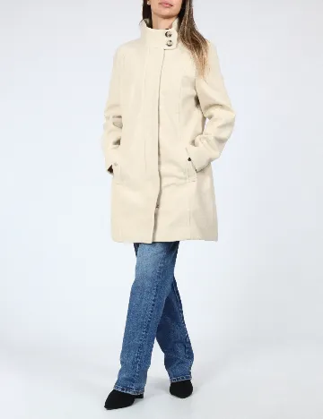 Palton Vero Moda, crem Crem