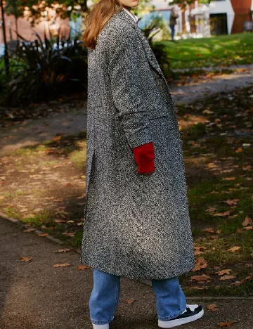 Palton oversize Nasty Gal, gri Gri
