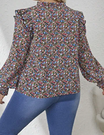 Bluza SHEIN CURVE, floral print Floral print