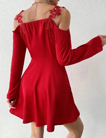 Rochie scurta SHEIN, rosu Rosu