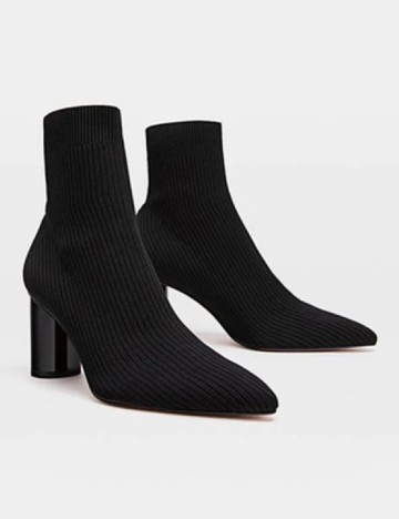 Botine Stradivarius, negru