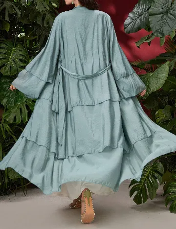 Rochie lunga SHEIN, verde deschis Verde