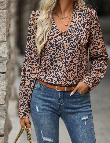 Camasa SHEIN, animal print Animal print