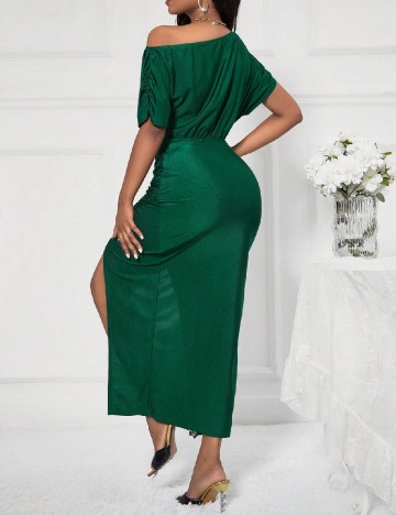 Rochie lunga SHEIN, verde