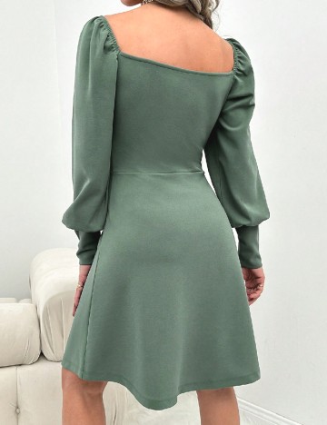 Rochie scurta SHEIN, verde