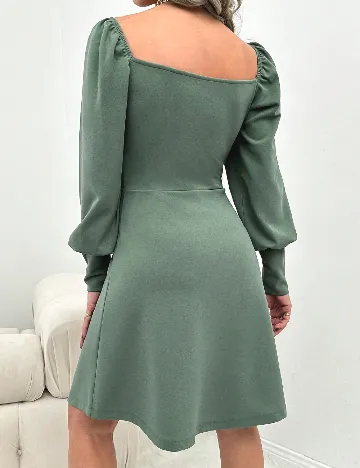 Rochie scurta SHEIN, verde Verde