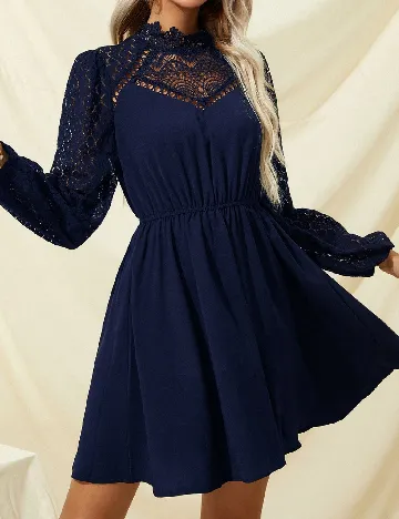 Rochie scurta SHEIN, bleumarin inchis Albastru