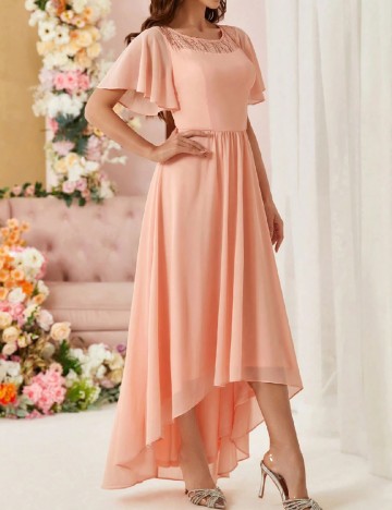 Rochie medie SHEIN, piersica