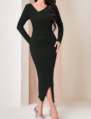 Rochie lunga SHEIN, negru Negru