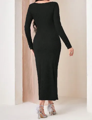 Rochie lunga SHEIN, negru Negru