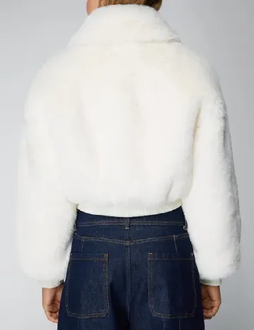 Jacheta Nasty Gal, alb Alb