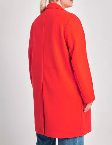 Palton Vero Moda Curve, rosu Rosu