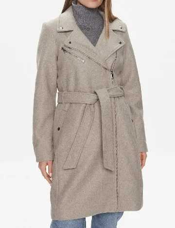 Palton Vero Moda, bej Crem