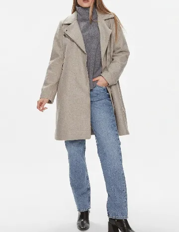 Palton Vero Moda, bej Crem